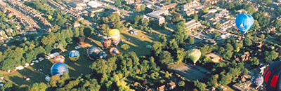 mist and balloons over basingstoke